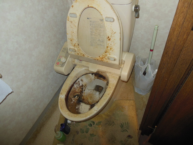 汚れたトイレは綺麗にお掃除致します。